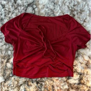 Red Crop Top